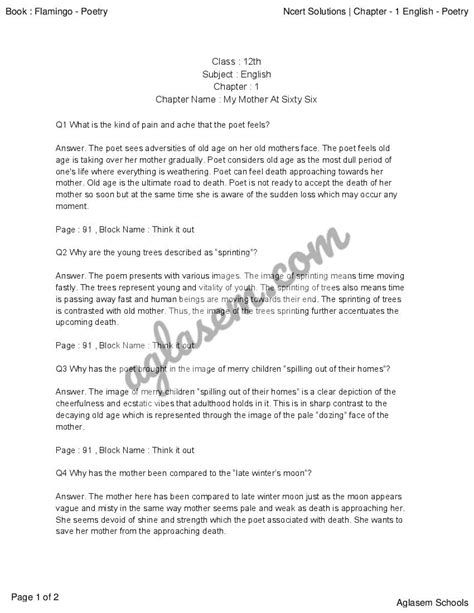 Tackling Common Class 12 English Chapter 1 Question Answers