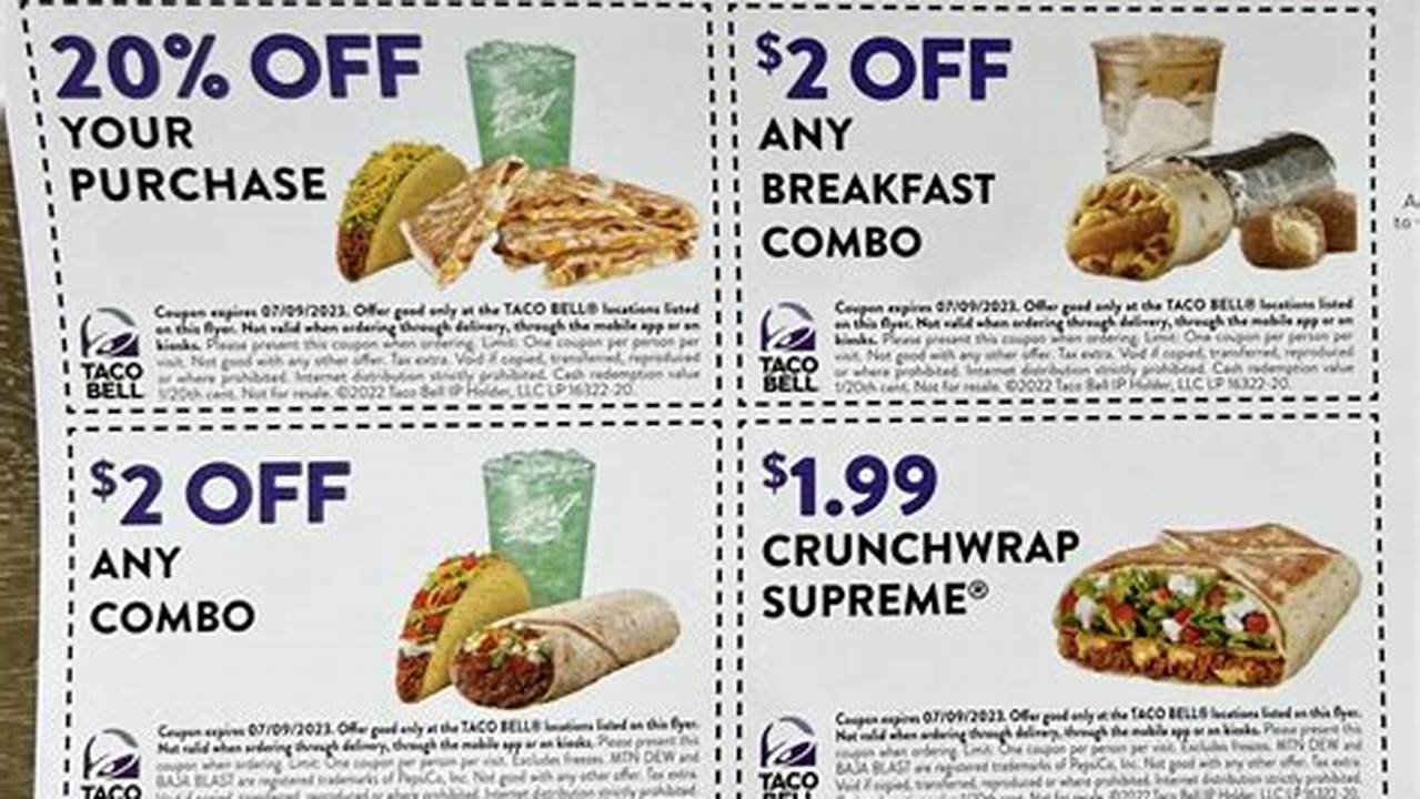 Taco Bell Promo Code July 2025