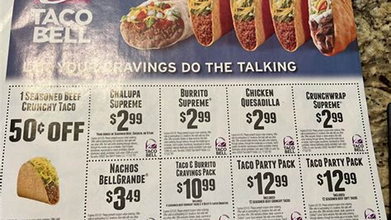 Taco Bell Promo Code May 2024