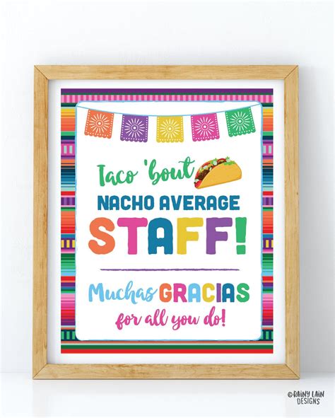 Taco Bout A Great Teacher Free Printable