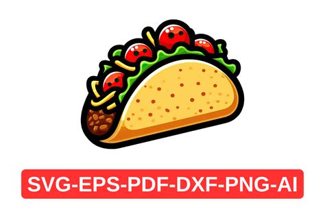 10 Mesmerizing Taco SVG Designs That Will Have You Craving for More!