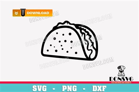 Spice up your Designs with Free Taco SVGs: Satisfy Your Creativity Cravings!