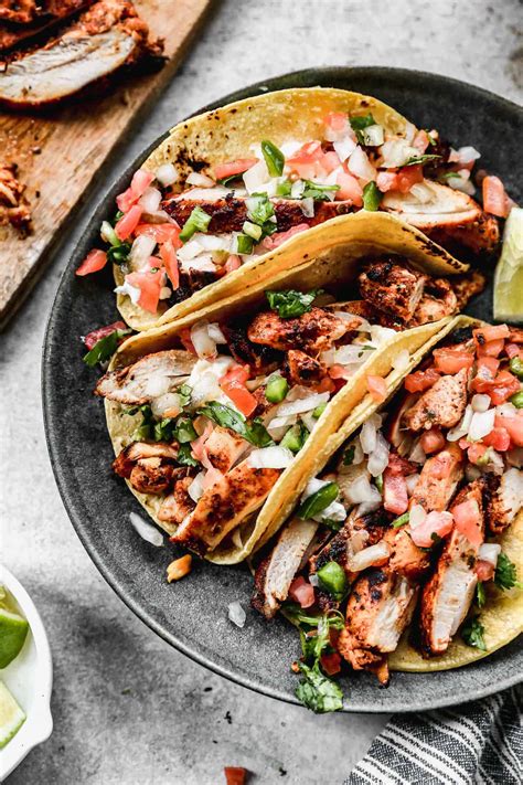 Tacos With Grilled Chicken