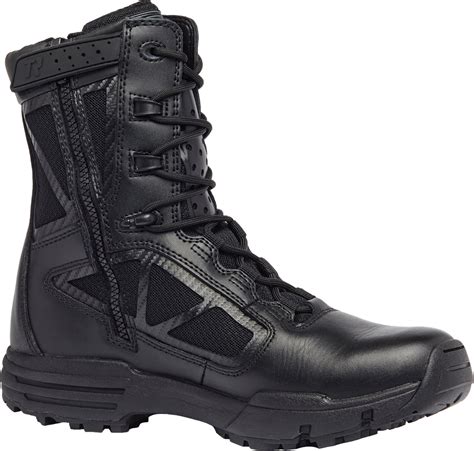 Tactical Research 8" Chrome Side Zip Boot