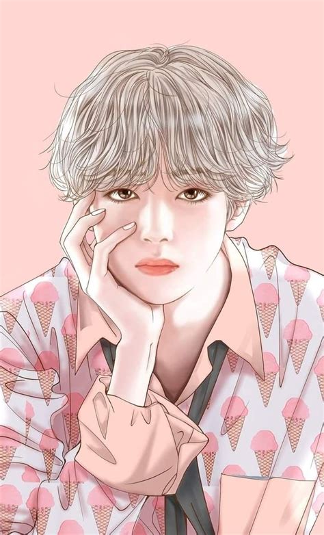 Taehyung Anime Drawing
