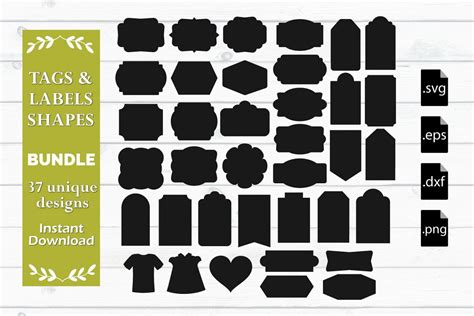 Download Tag Clipart Bundle Files DXF Files