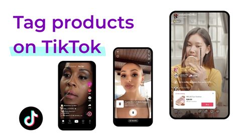Tagging products in TikTok posts