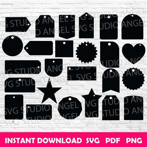 Download Tags Bundle Svg, Price Tags, Label Cut Files