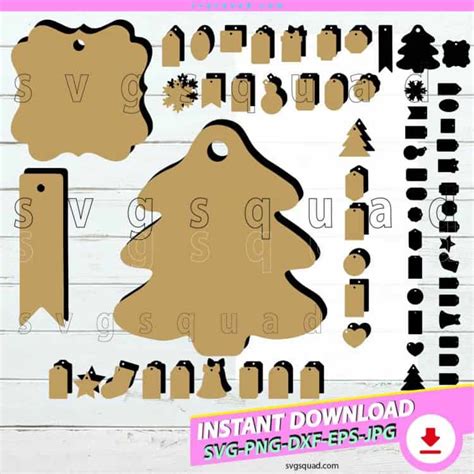 Download Tags Cutting Files Bundle For Cricut