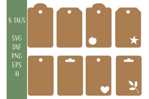 Download Tags Cutting Files Bundle For Silhouette