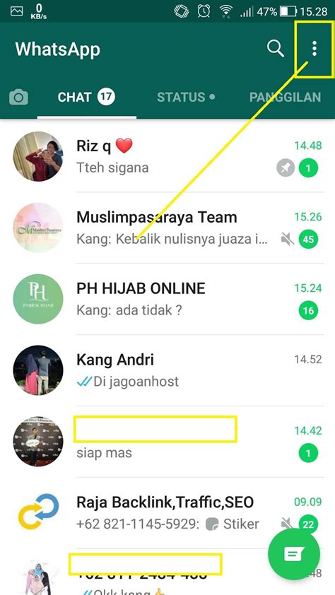 Tahap 1 - Buka WhatsApp