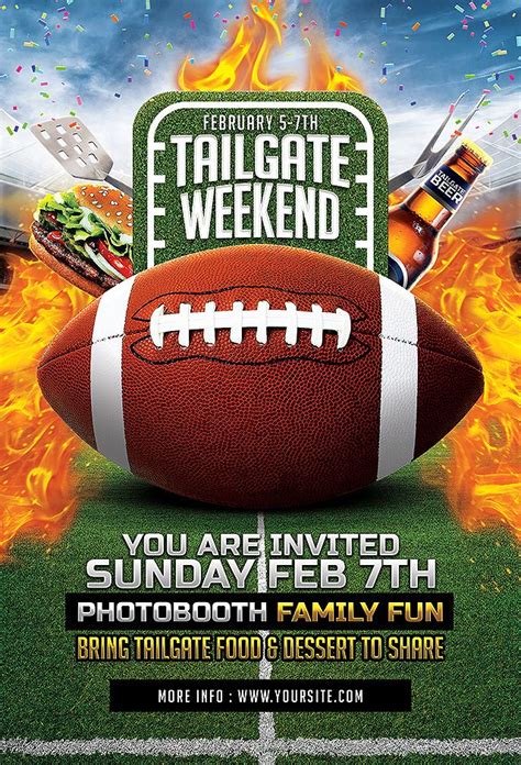 Tailgate Party Flyer Template