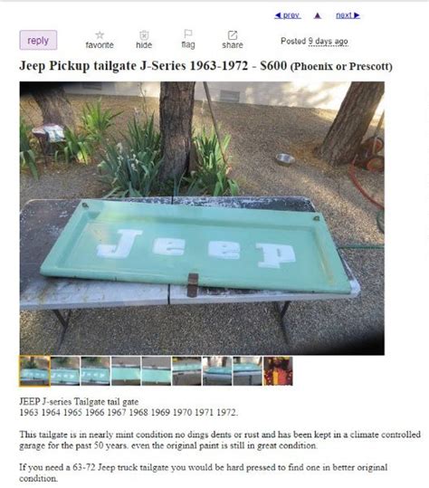 Tailgate Lettering J E E P - Comanche Club Forums