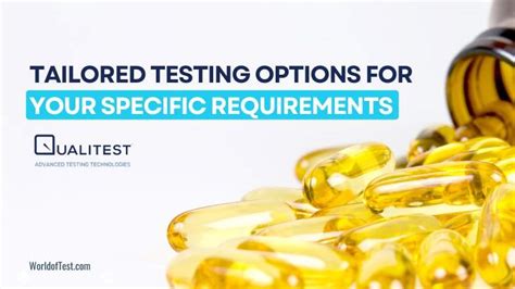 Tailored to Specific Requirements