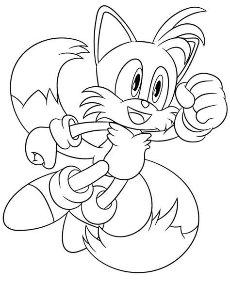 Tails Color Page