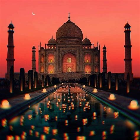 Taj Mahal at Sunset