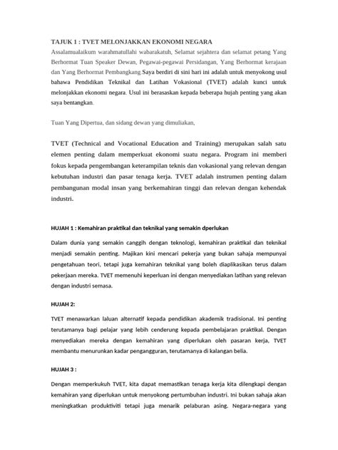 Tajuk Bahas Ala Parlimen