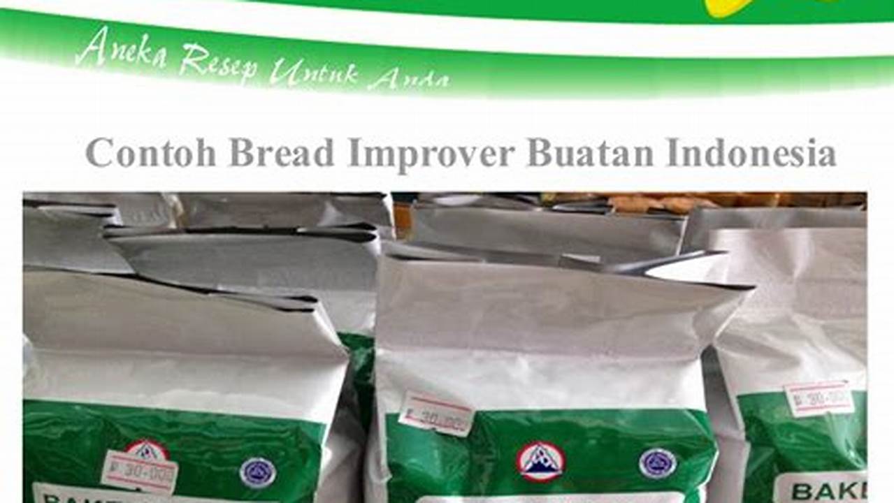 Takaran Bread Improver, Resep6-10k