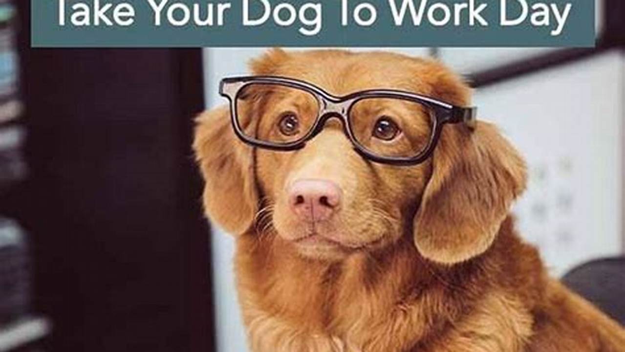 Take Your Dog To Work Day Is A Special Observance Dedicated To Celebrating The., 2024