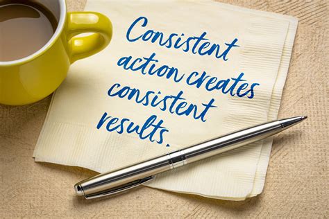 Take Action and Stay Consistent