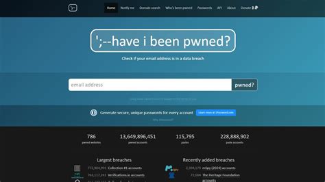 Take Advantage of HaveIBeenPwned.com