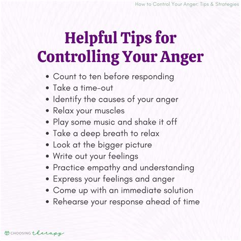 Take Control Of Your Anger