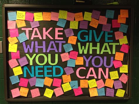 Take What You Need Bulletin Board Printables