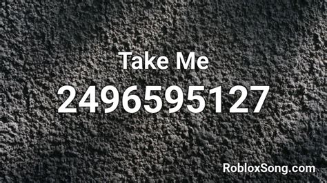 Take on me Roblox ID