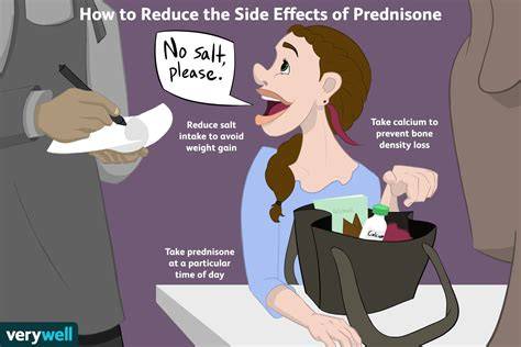 Take prednisone as prescribed to avoid side effects