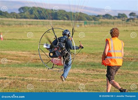 Taking pictures paramotor