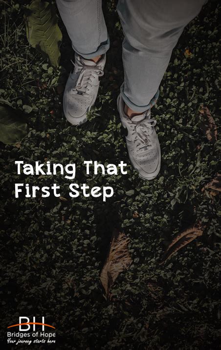 Taking the First Step: Acknowledging the Need