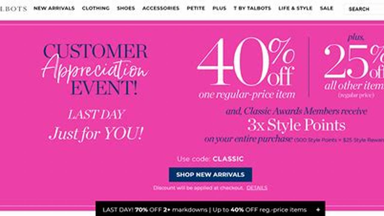 Talbots Coupon Code June 2024