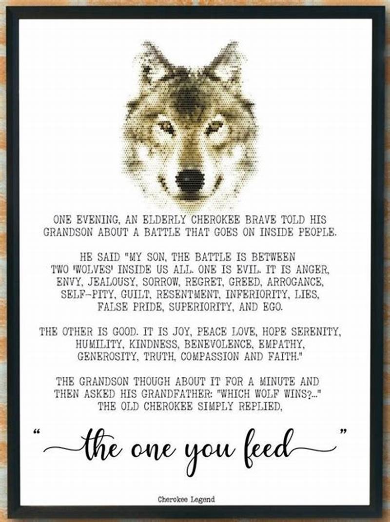 Tale Of Two Wolves Printable