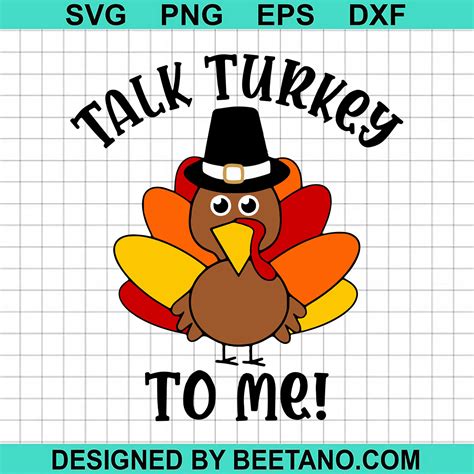 Gobble Up Savings with Talk Turkey To Me SVG - A Feast for Your Designs!
