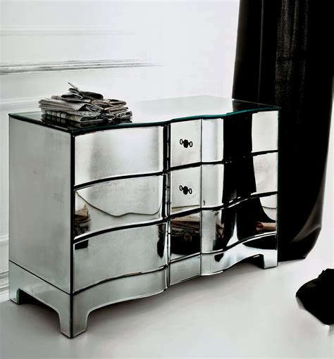 Tall Chest of Drawers with Mirror