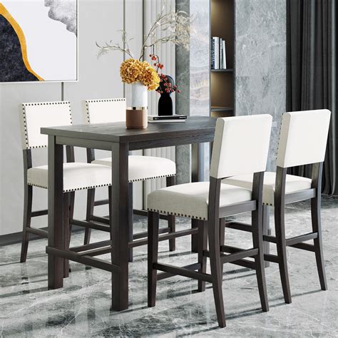 Tall Dining Room Table Set