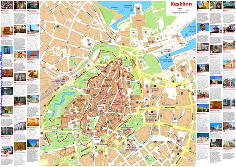 Tallinn tourist map
