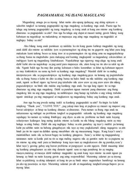 Talumpati Ng Pangulo