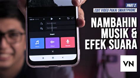 Tambahkan Musik dan Efek Suara