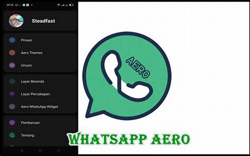 Tampilan Antarmuka Whatsapp Aero