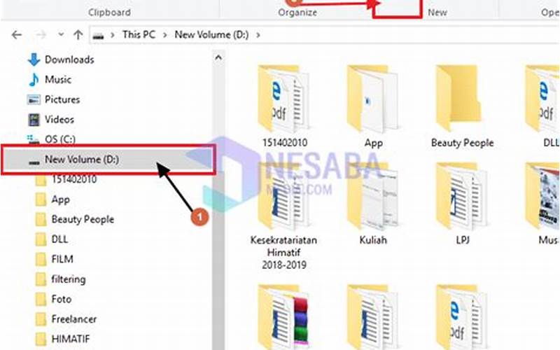 Tampilan Software Untuk Menambahkan File Atau Folder