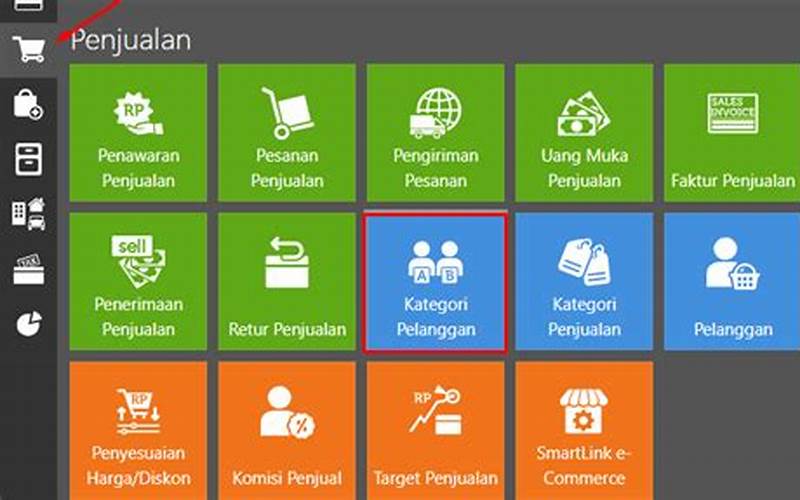 Tampilan Sub-Kategori Layanan E-Data