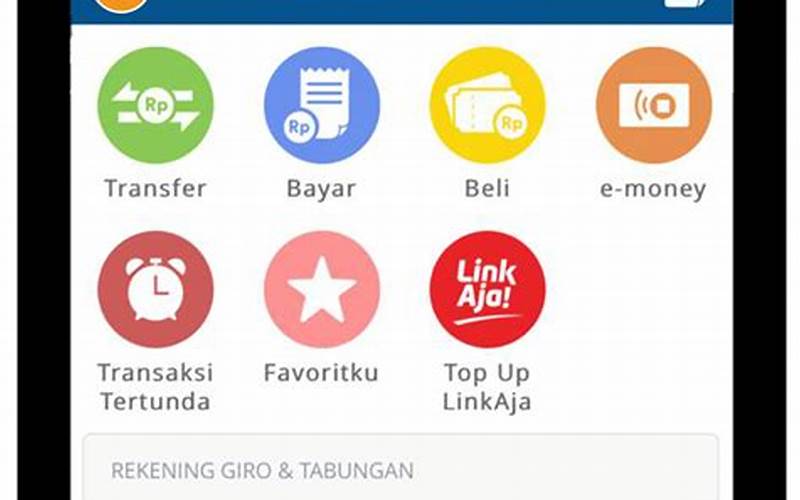 Tampilan Website Bank Mandiri