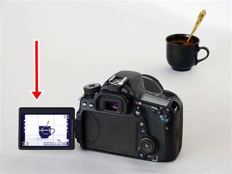 Tampilan Layar LCD Vari-angle pada Canon 500D