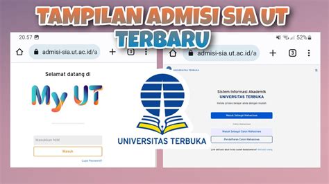 Tampilan Website Ut