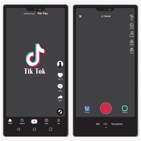 Tampilan ikon profil di aplikasi TikTok