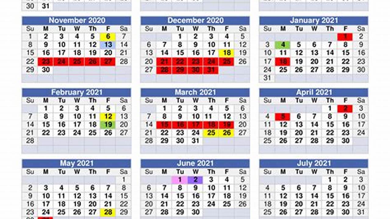 Tamu Calendar Spring 2025