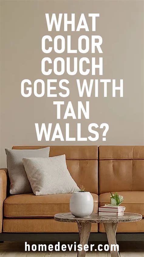 Tan Couch Color Combinations