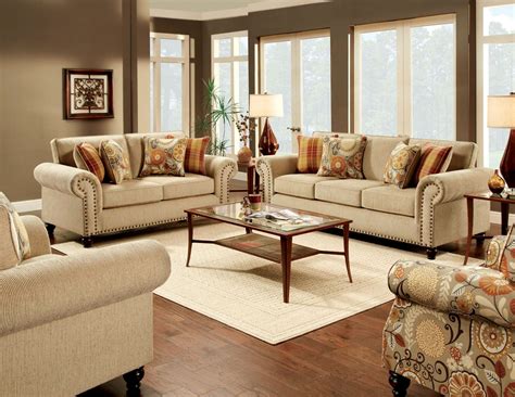 Tan Sofa Set