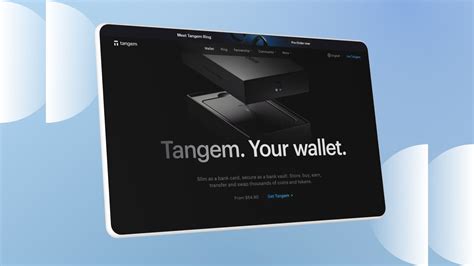 Tangem Additional Features